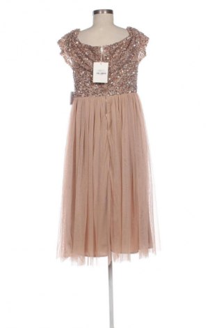 Rochie Maya Deluxe, Mărime L, Culoare Bej, Preț 443,99 Lei