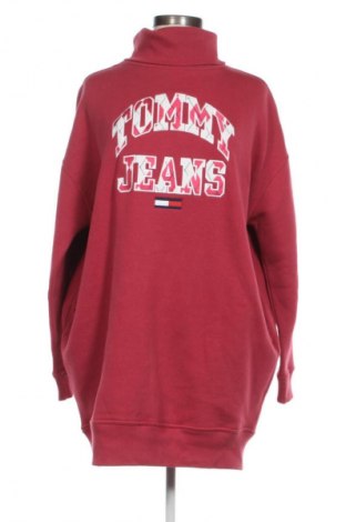 Рокля Tommy Jeans, Размер XS, Цвят Червен, Цена 68,43 лв.