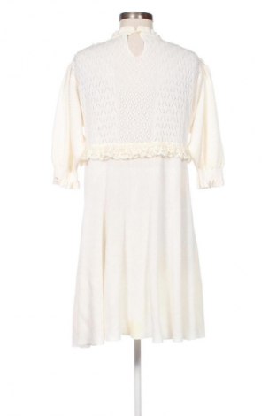 Sukienka Zara, Rozmiar L, Kolor ecru, Cena 62,02 zł