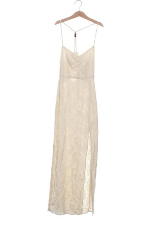 Рокля Zara, Размер XS, Цвят Бежов, Цена 33,93 лв.