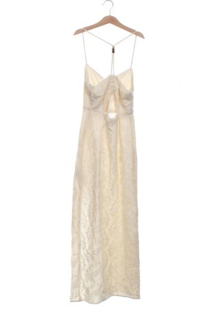 Рокля Zara, Размер XS, Цвят Бежов, Цена 33,93 лв.