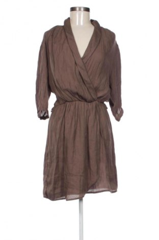 Kleid Zara, Größe L, Farbe Braun, Preis 13,80 €