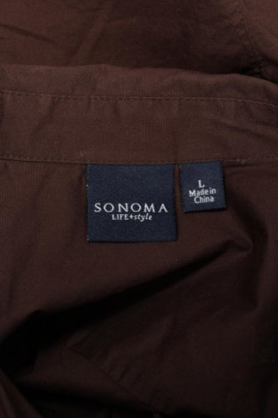 Γυναικείο πουκάμισο Sonoma, Μέγεθος L, Χρώμα Καφέ, Τιμή 8,66 €