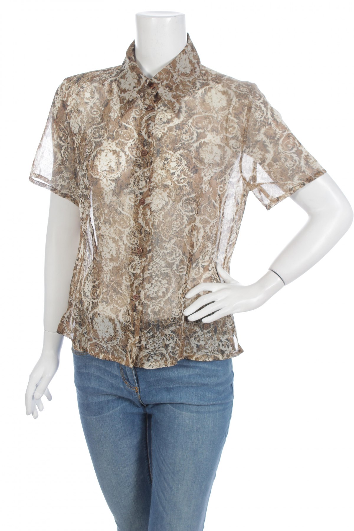Γυναικείο πουκάμισο Comma,, Μέγεθος M, Χρώμα Πολύχρωμο, Τιμή 17,94 €