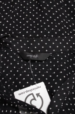 Γυναικείο πουκάμισο F&F, Μέγεθος M, Χρώμα Μαύρο, Τιμή 11,86 €