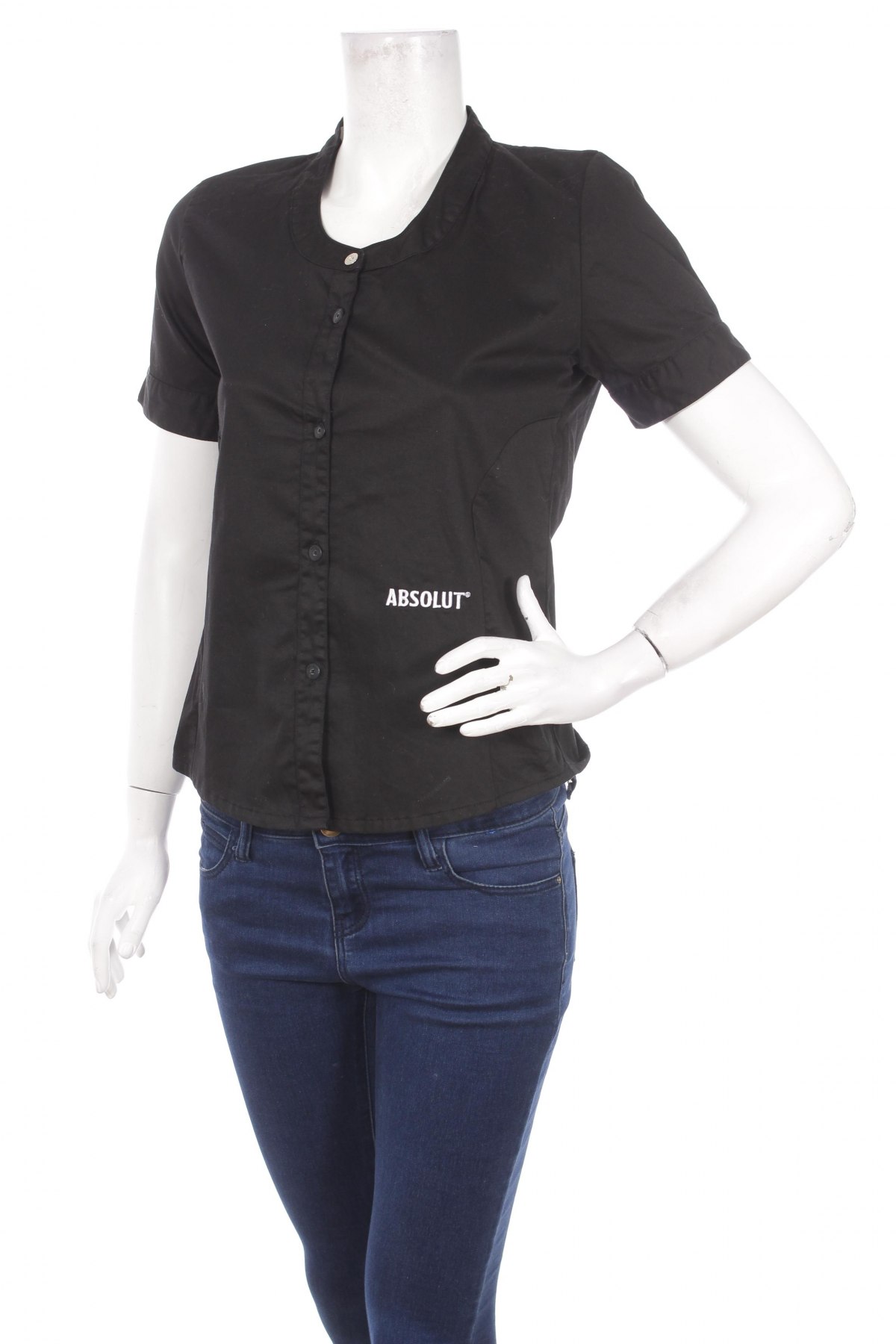 Γυναικείο πουκάμισο, Μέγεθος S, Χρώμα Μαύρο, Τιμή 11,86 €