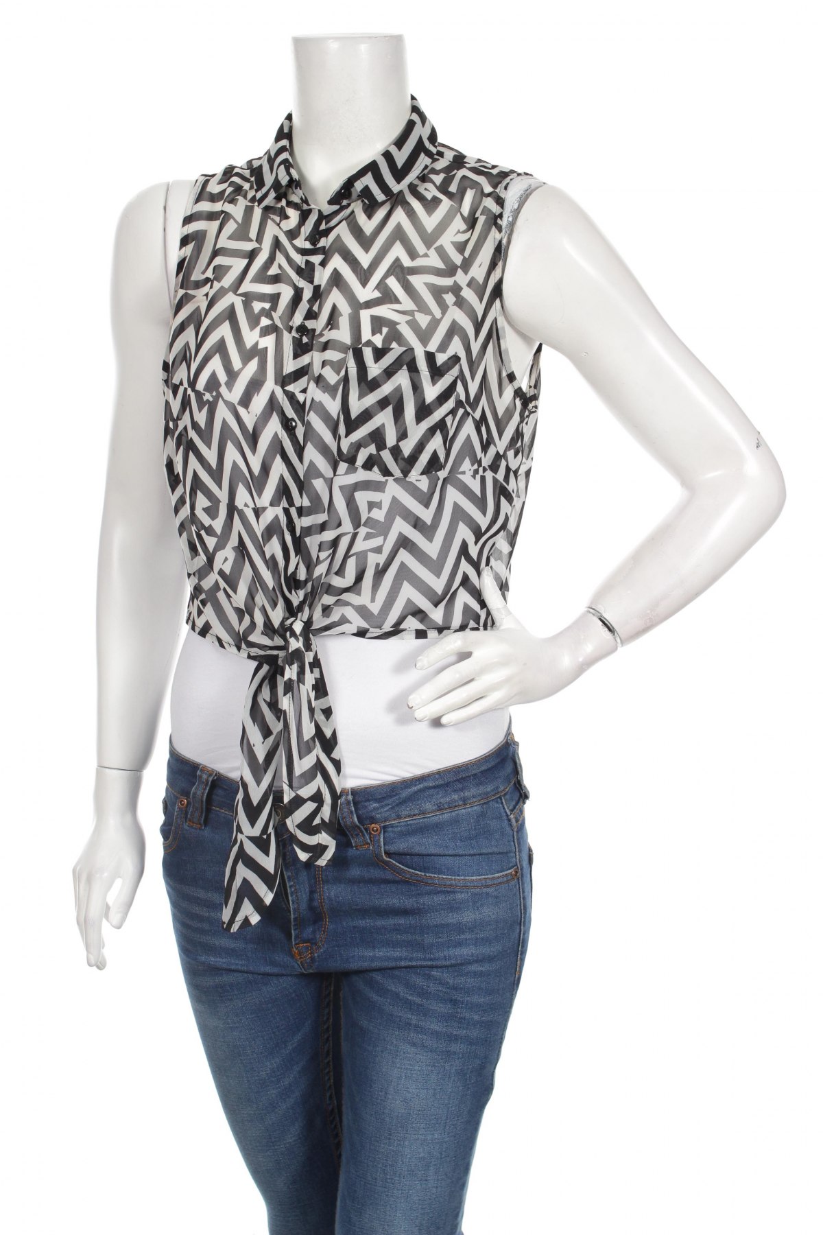 Γυναικείο πουκάμισο Tally Weijl, Μέγεθος XL, Χρώμα Λευκό, Τιμή 9,90 €