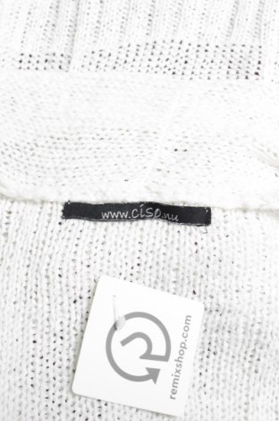 Γυναικεία ζακέτα Ciso, Μέγεθος L, Χρώμα Λευκό, Τιμή 21,56 €