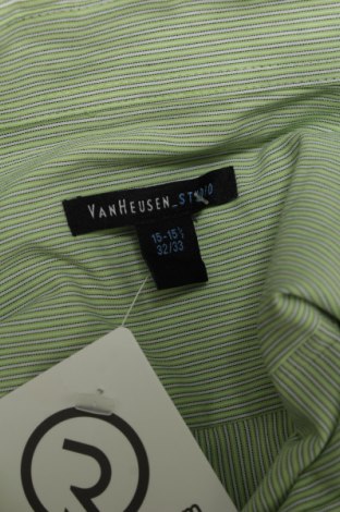 Мъжка риза Van Heusen, Размер M, Цвят Зелен, Цена 20,40 лв.