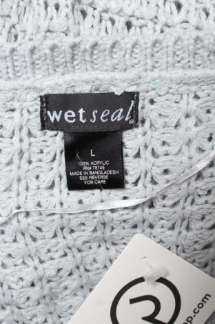 Дамски пуловер Wet Seal, Размер L, Цвят Сив, Цена 6,50 лв.