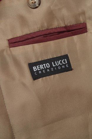 Мъжко сако Berto Lucci, Размер S, Цвят Кафяв, Цена 6,50 лв.