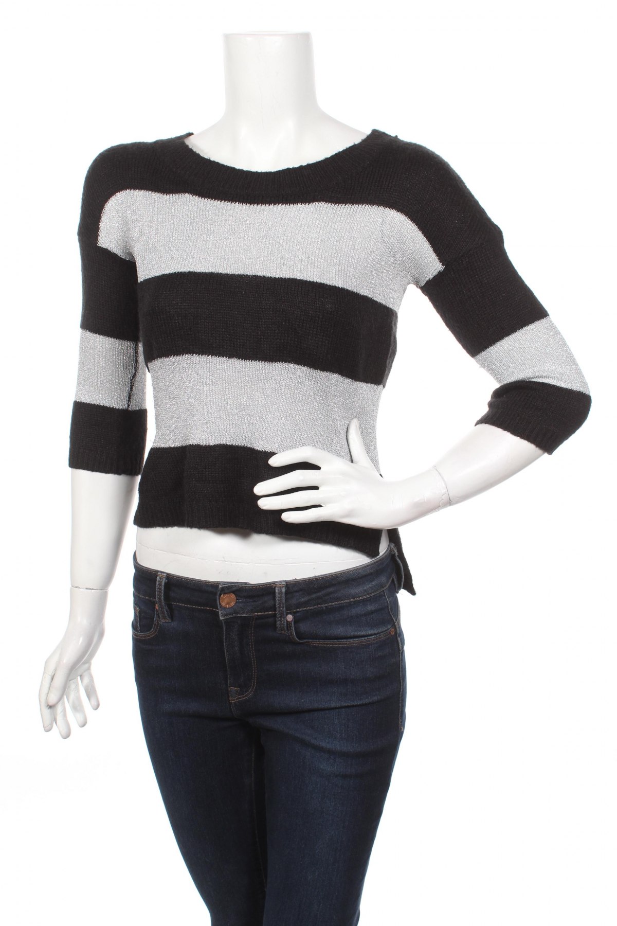 Дамски пуловер Candie's, Размер S, Цвят Черен, Цена 4,50 лв.