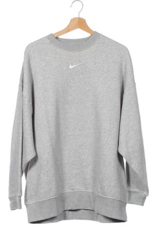 Дамска блуза Nike, Размер XS, Цвят Сив, 80% памук, 20% полиестер, Цена 89,25 лв.