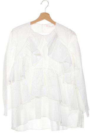 Дамска блуза Zara Trafaluc, Размер XS, Цвят Бял, Памук, Цена 43,00 лв.