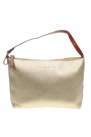 Γυναικεία τσάντα Manila Grace, Χρώμα Χρυσαφί, Δερματίνη, Τιμή 44,54 €