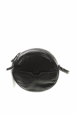 Γυναικεία τσάντα Pieces, Χρώμα Μαύρο, Γνήσιο δέρμα, Τιμή 33,17 €