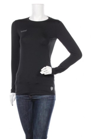 Дамска спортна блуза Hummel, Размер XS, Цвят Черен, 88% полиестер, 12% еластан, Цена 40,50 лв.