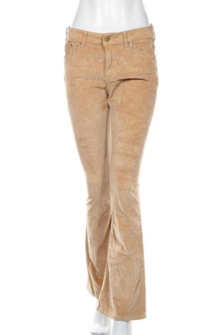 Pantaloni de velvet de femei Lois, Mărime S, Culoare Bej, 78% bumbac, 20% modal, 2% elastan, Preț 60,35 Lei
