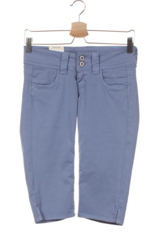 Дамски къс панталон Pepe Jeans, Размер XS, Цвят Син, 97% памук, 3% еластан, Цена 31,95 лв.
