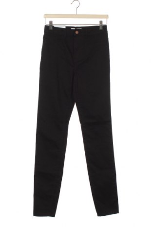 Дамски панталон New Look, Размер XS, Цвят Черен, 70% памук, 27% полиестер, 3% еластан, Цена 17,25 лв.