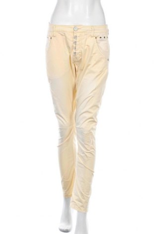 Γυναικείο παντελόνι Timezone, Μέγεθος L, Χρώμα Κίτρινο, 98% βαμβάκι, 2% ελαστάνη, Τιμή 10,23 €