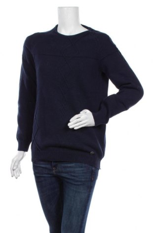 Γυναικείο πουλόβερ Dreimaster, Μέγεθος M, Χρώμα Μπλέ, Βαμβάκι, Τιμή 67,73 €