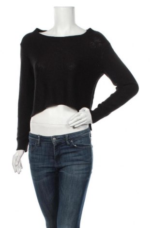 Дамски пуловер H&M Divided, Размер XS, Цвят Черен, Акрил, Цена 14,10 лв.