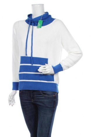 Damski sweter United Colors Of Benetton, Rozmiar S, Kolor Biały, Bawełna, Cena 180,00 zł
