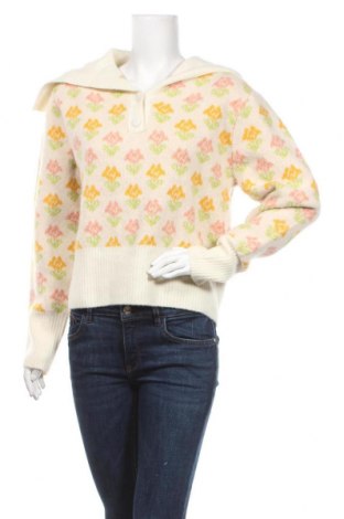 Дамски пуловер Zara, Размер L, Цвят Многоцветен, 35% полиамид, 31% акрил, 30% вълна, 4% еластан, Цена 59,25 лв.