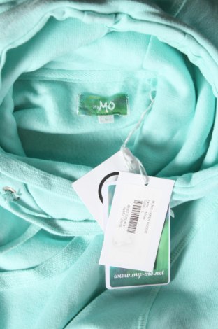 Дамски суичър MyMO, Размер L, Цвят Зелен, 65% полиестер, 35% памук, Цена 30,42 лв.