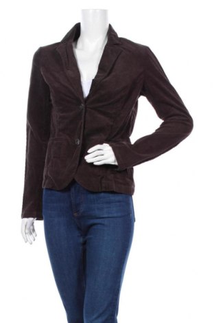 Дамско сако Tom Tailor, Размер M, Цвят Кафяв, 99% памук, 1% еластан, Цена 26,63 лв.
