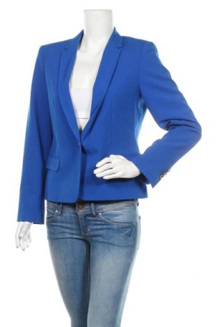 Γυναικείο σακάκι Zara, Μέγεθος L, Χρώμα Μπλέ, 73% πολυεστέρας, 23% βισκόζη, 4% ελαστάνη, Τιμή 20,78 €