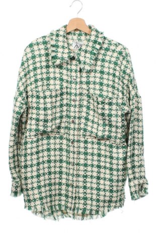 Damenjacke Zara, Größe XS, Farbe Grün, 39% Baumwolle, 32% Polyester, 24%Acryl, 5% Viskose, Preis 26,68 €