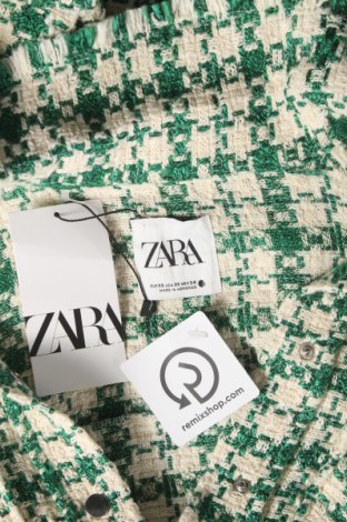 Dámská bunda  Zara, Velikost XS, Barva Zelená, 39% bavlna, 32% polyester, 24%acryl, 5% viskóza, Cena  750,00 Kč