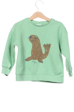 Dziecięca bluzka Zara, Rozmiar 2-3y/ 98-104 cm, Kolor Zielony, 97% bawełna, 3% elastyna, Cena 58,13 zł