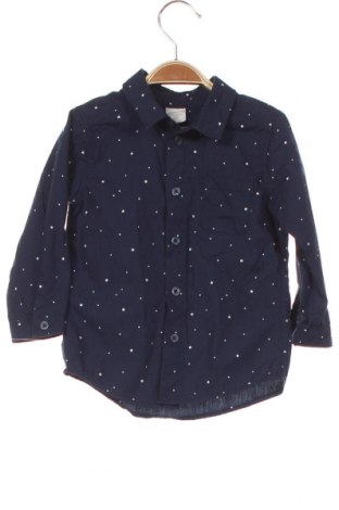 Παιδικό πουκάμισο H&M, Μέγεθος 12-18m/ 80-86 εκ., Χρώμα Μπλέ, Βαμβάκι, Τιμή 10,67 €