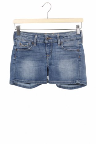 Детски къс панталон Pepe Jeans, Размер 12-13y/ 158-164 см, Цвят Син, Цена 9,98 лв.