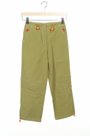 Детски панталон S.Oliver, Размер 8-9y/ 134-140 см, Цвят Зелен, 70% памук, 30% полиамид, Цена 11,91 лв.