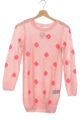 Dziecięcy sweter H&M, Rozmiar 14-15y/ 168-170 cm, Kolor Różowy, Akryl, Cena 44,40 zł
