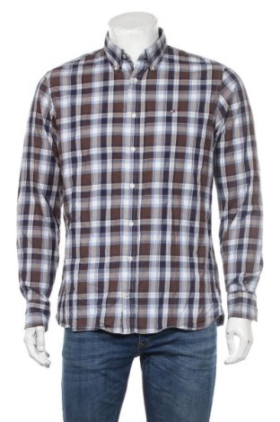 Мъжка риза Tommy Hilfiger, Размер M, Цвят Многоцветен, Памук, Цена 24,99 лв.