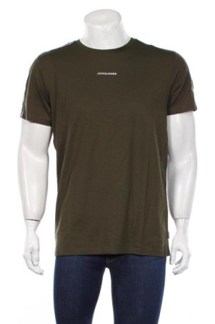 Мъжка тениска Core By Jack & Jones, Размер L, Цвят Зелен, 65% памук, 35% полиестер, Цена 36,75 лв.