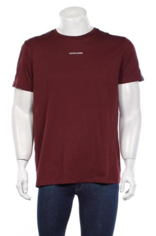 Мъжка тениска Core By Jack & Jones, Размер L, Цвят Червен, 65% памук, 35% полиестер, Цена 36,75 лв.