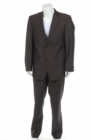 Ανδρικό κοστούμι Joop!, Μέγεθος L, Χρώμα Καφέ, Μαλλί, Τιμή 42,28 €