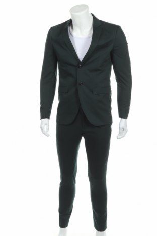 Мъжки костюм Premium By Jack & Jones, Размер M, Цвят Зелен, 78% полиестер, 17% вискоза, 5% еластан, Цена 369,00 лв.