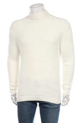 Ανδρικό πουλόβερ Zara, Μέγεθος M, Χρώμα Λευκό, Βαμβάκι, Τιμή 12,99 €