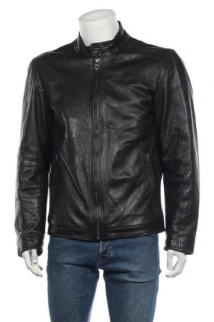 Pánská kožená bunda  Angelo Litrico, Velikost L, Barva Černá, Pravá kůže, Cena  1 084,00 Kč