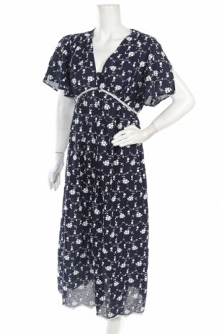 Kleid Zara, Größe L, Farbe Blau, Baumwolle, Preis 16,29 €