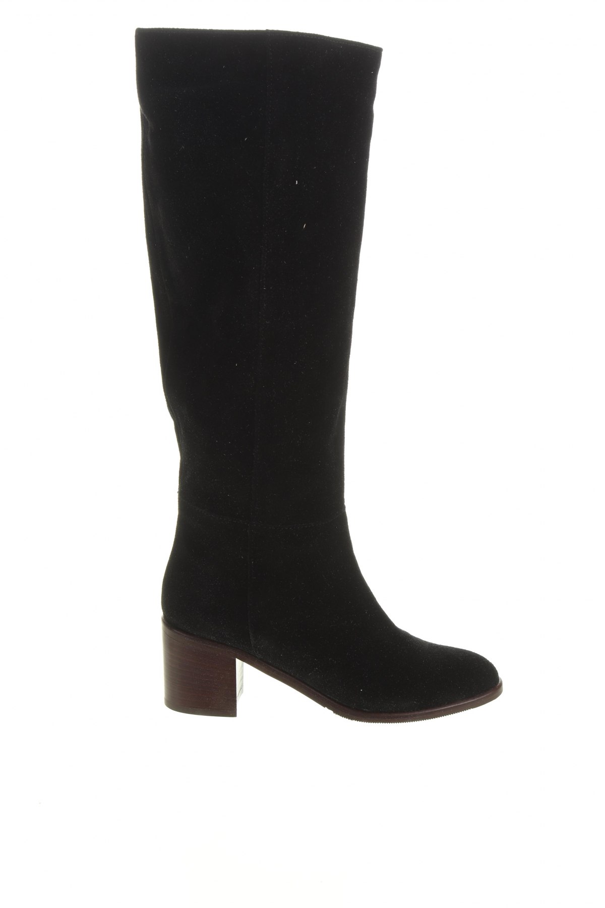 Γυναικείες μπότες Minelli, Μέγεθος 35, Χρώμα Μαύρο, Φυσικό σουέτ, Τιμή 190,21 €