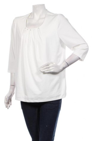 Дамска блуза Atelier GS, Размер XXL, Цвят Бял, 82% полиестер, 12% еластан, Цена 29,75 лв.