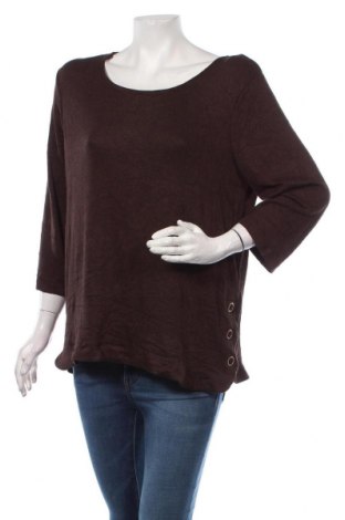 Γυναικεία μπλούζα Rockmans, Μέγεθος L, Χρώμα Καφέ, Τιμή 8,23 €